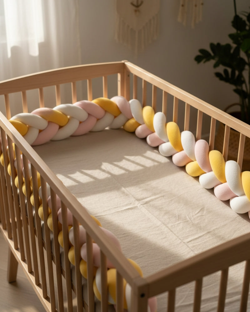 boudin de lit tresse pour bébé