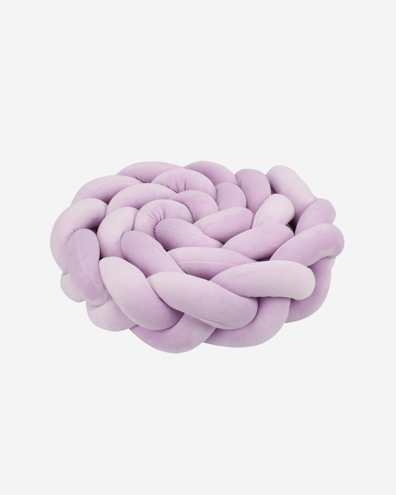 tour de lit tressé violet 2